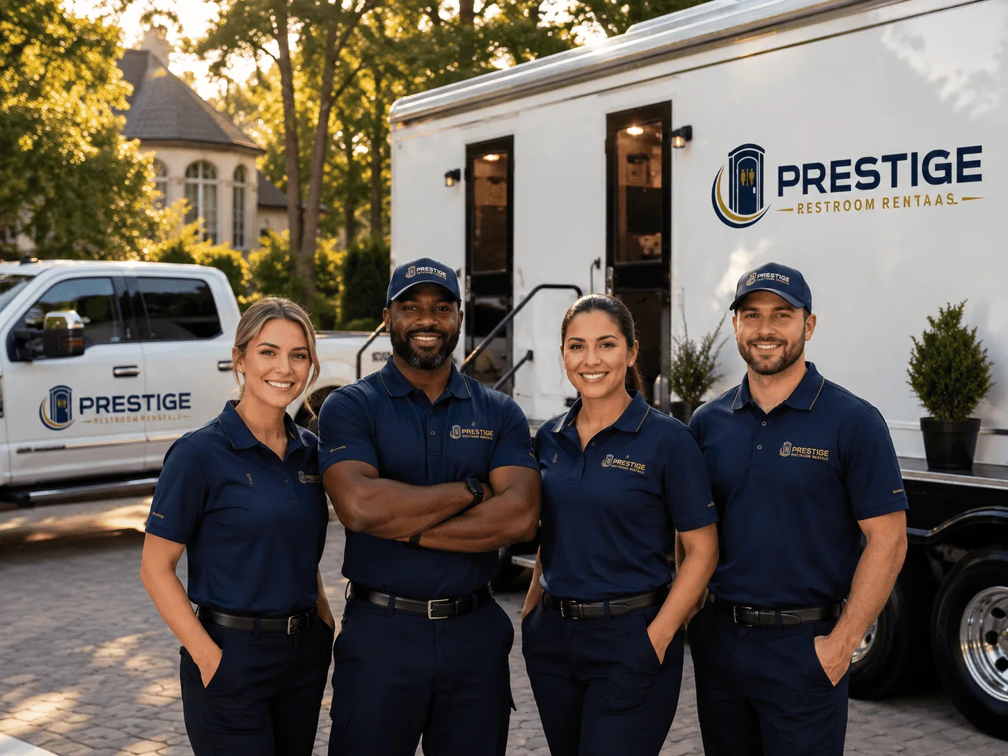 Trusted Luxury Portable Restrooms company in Papineau, IL